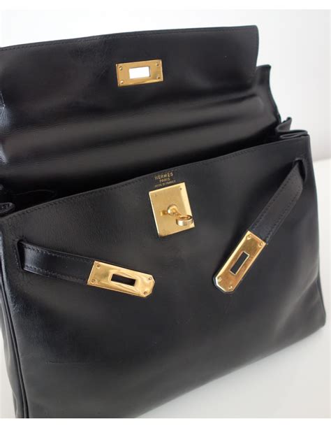 hermes kelly vintage black|hermes kelly 28cm.